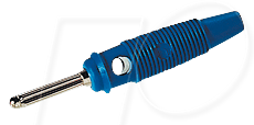 Bild von BUELA 20K BL - Bananenstecker, 4 mm, blau
