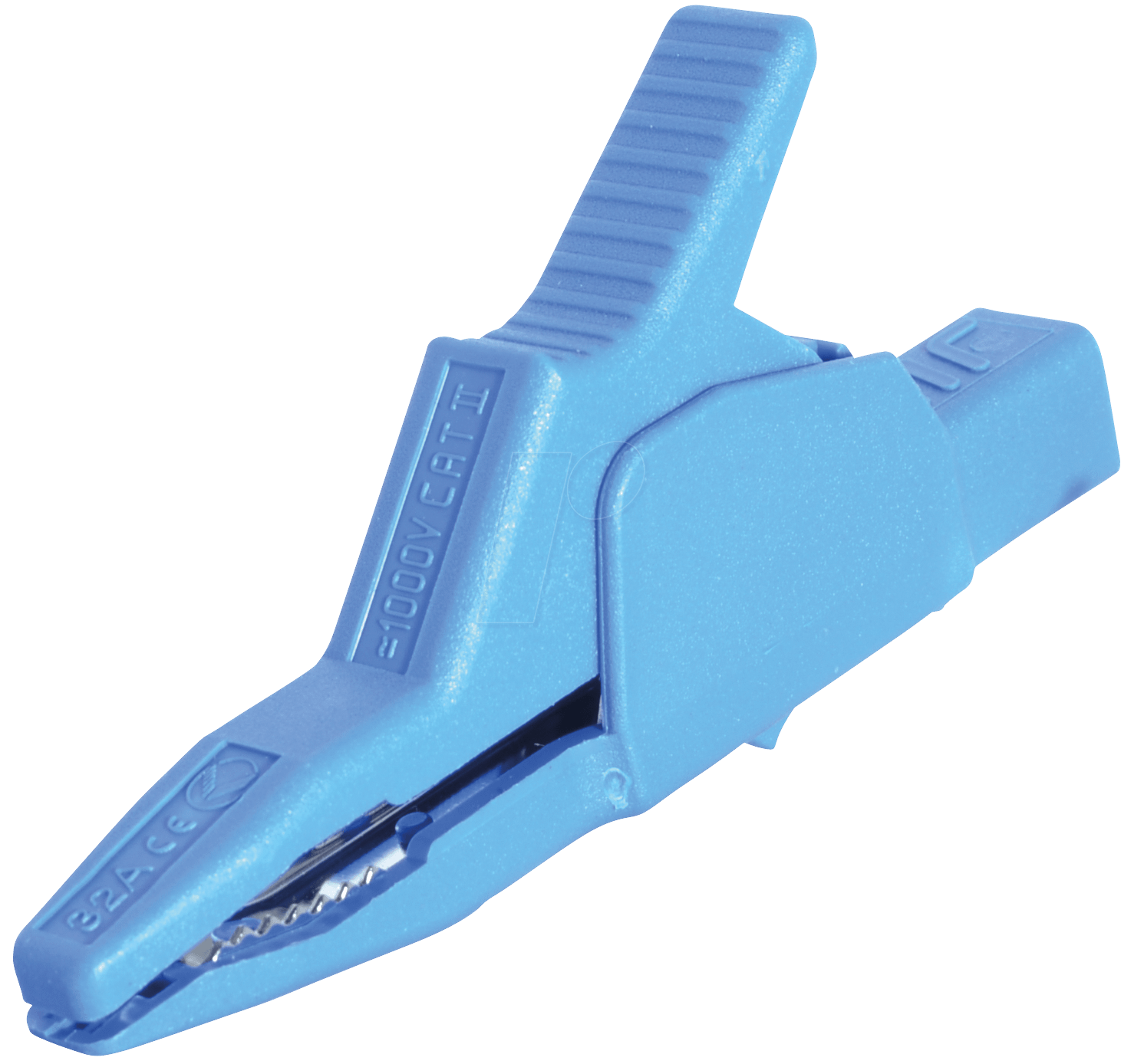 Bild von Hirschmann Test & Measurement SKS Hirschmann AK 2 B 2540 I  Sicherheits-Abgreifklemme Steckanschluss 4 mm CAT (Klemme), Messtechnik, Blau