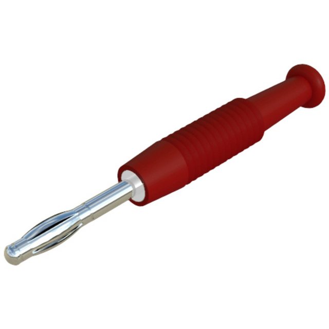 Bild von SKS Hirschmann SKS Hirschmann MSTF 2 rt Lamellenstecker Stecker, gerade Stift-Ø: 2 mm Labor-Netzteil