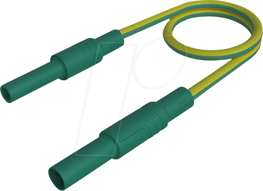 Bild von MAL SGG-B 25 GG - Messleitung, 2,5 mm², 0,25 m, gelb/grün, gesichert