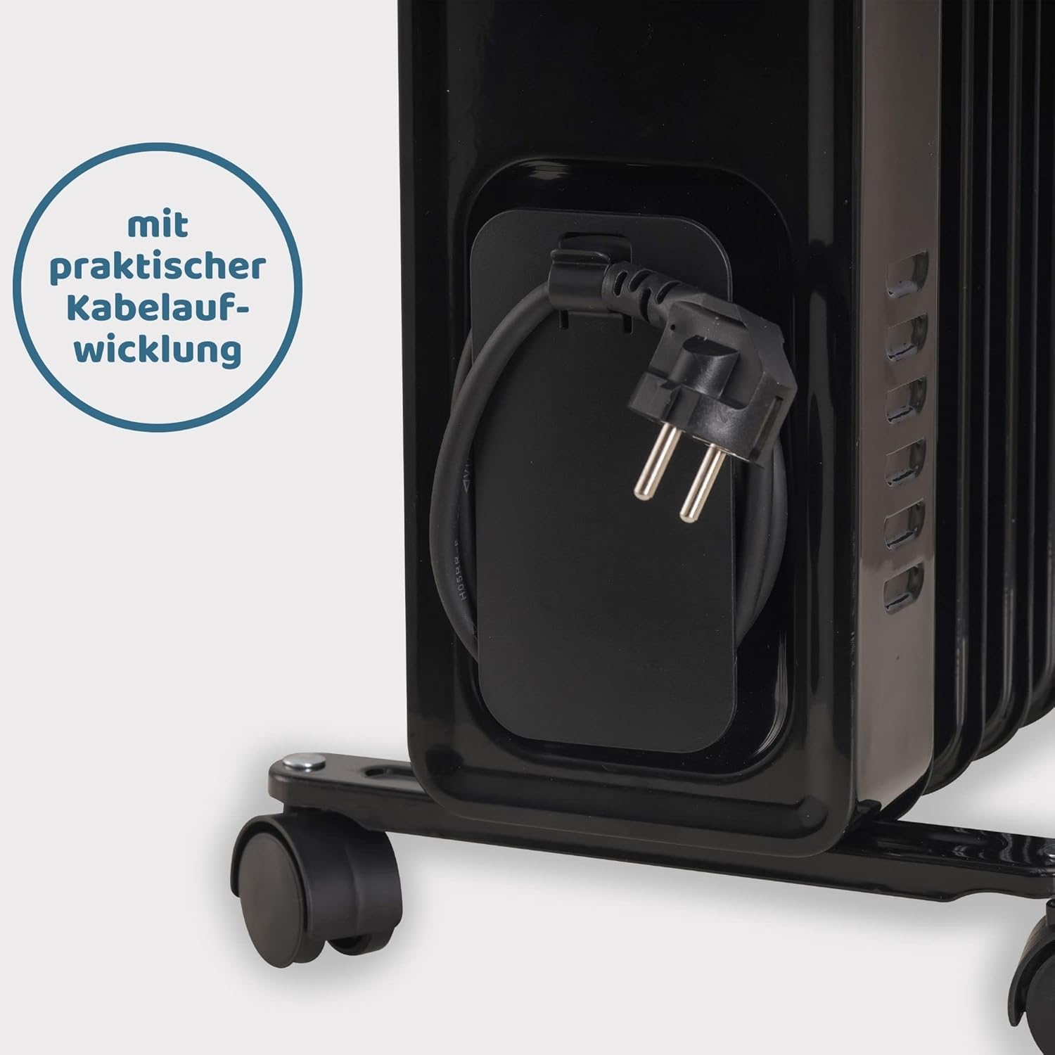 Bild von STAHLMANN Ölradiator ZR201 2000 Watt – Elektroheizung Energiesparend bis 40 qm Fläche – Heizung Elektrisch mit Thermostat und 3 Heizstufen – Elektrisches Heizgerät, Electric Heater W