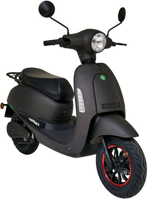 Bild von GREENSTREET Elektroroller »SEED«, max. 45 km/h, Reichweite: 50 km, mattschwarz
