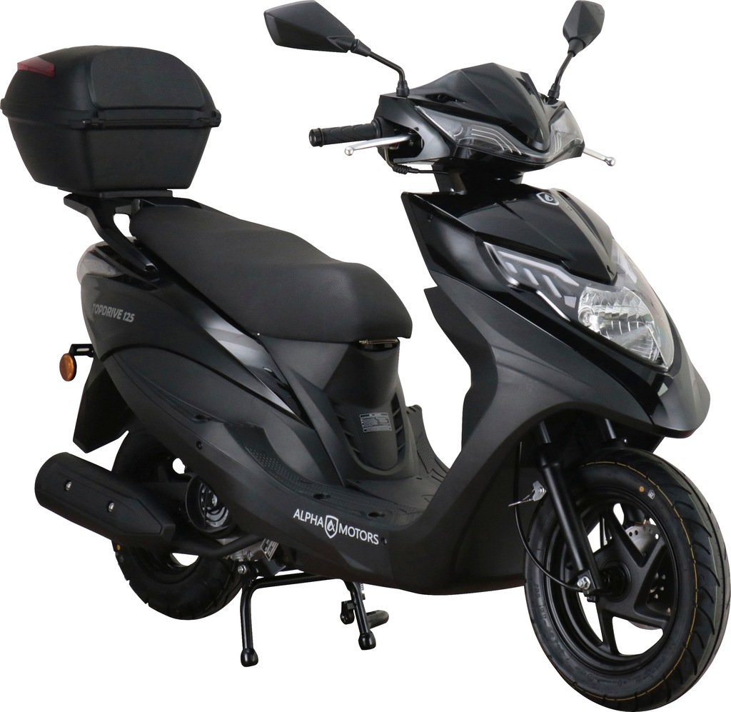 Bild von Alpha Motors Motorroller Topdrive, 125 ccm, 85 km/h, Euro 5, (mit Topcase), mit USB-Anschluss
