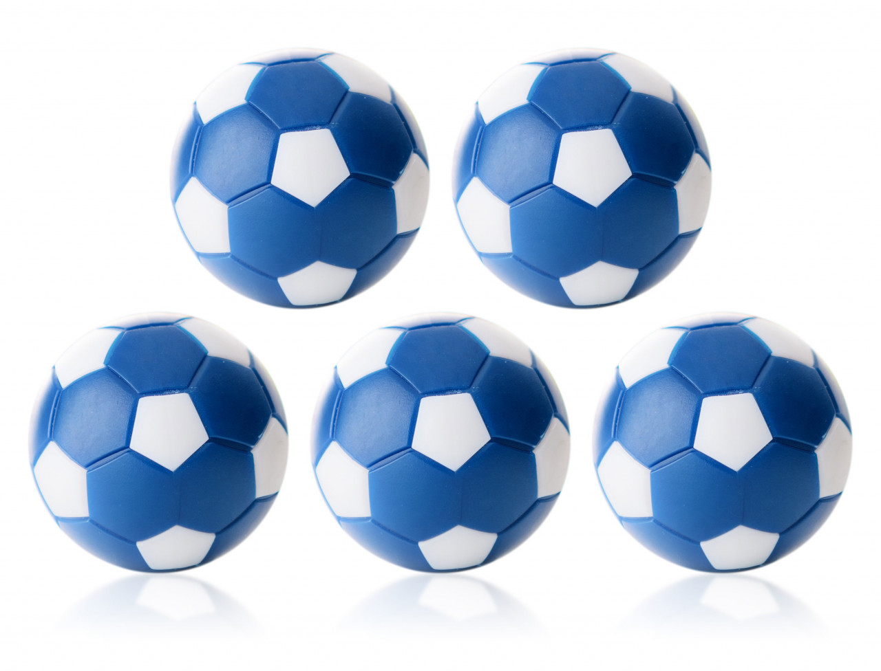 Bild von Kickerball Winspeed by Robertson 35 mm, blau - weiß, Set mit 10 St.