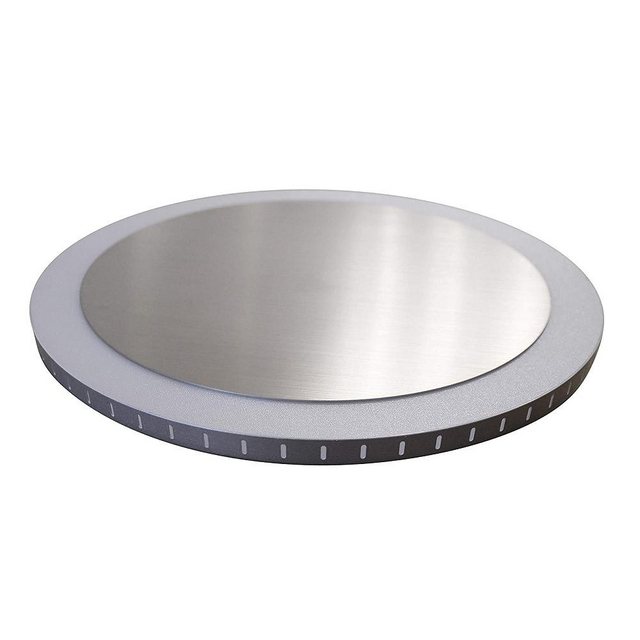 Bild von Luce Ambiente Design LED Deckenleuchte Moon,moderne Wandlampe aus Metall in Silber,dimmbare Deckenlampe,Wandleuchte,36Watt,3500 Kelvin