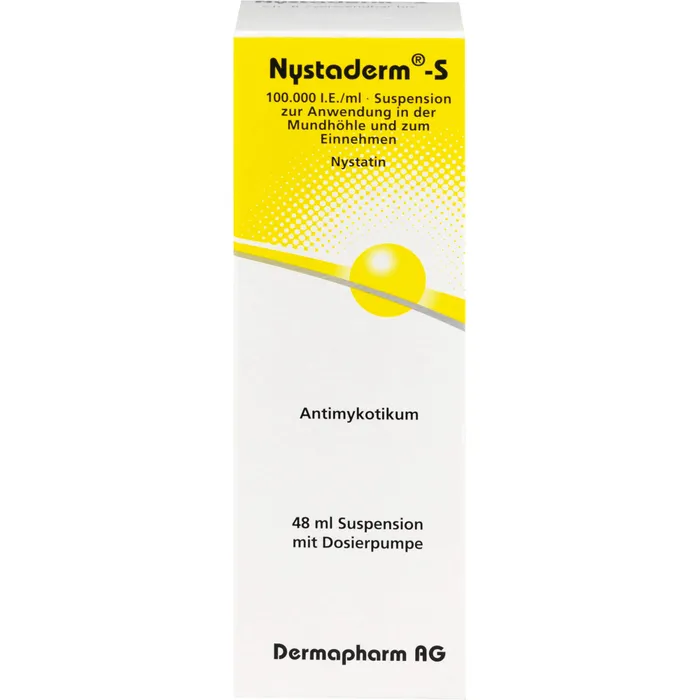 Bild von NYSTADERM S Suspension Dosierpumpe 48 ml