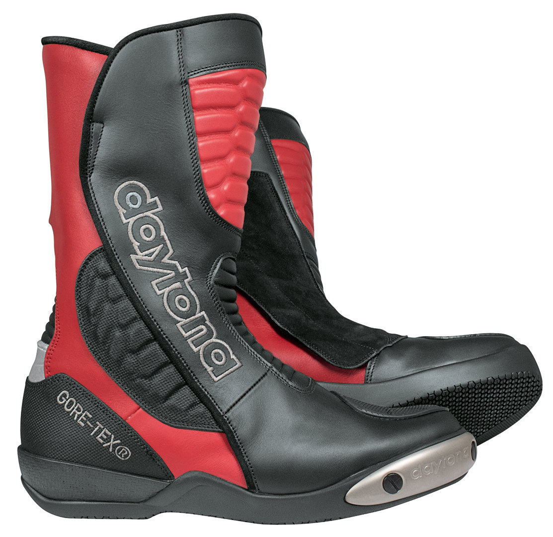 Bild von Daytona Strive GTX Gore-Tex wasserdichte Motorradstiefel, schwarz-rot, Größe 47 für Männer