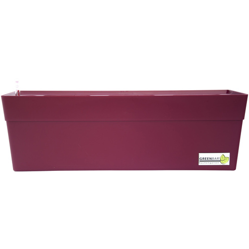 Bild von GREENBAR Kräuterbox, mit Bewässerungssystem und Wasserstandsanzeige - rot