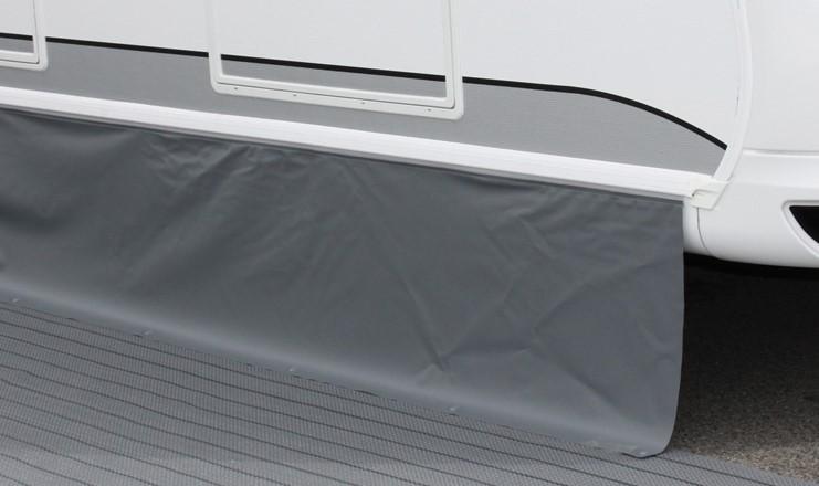 Bild von Hindermann Standard Bodenschürze 700x75cm dunkelgrau