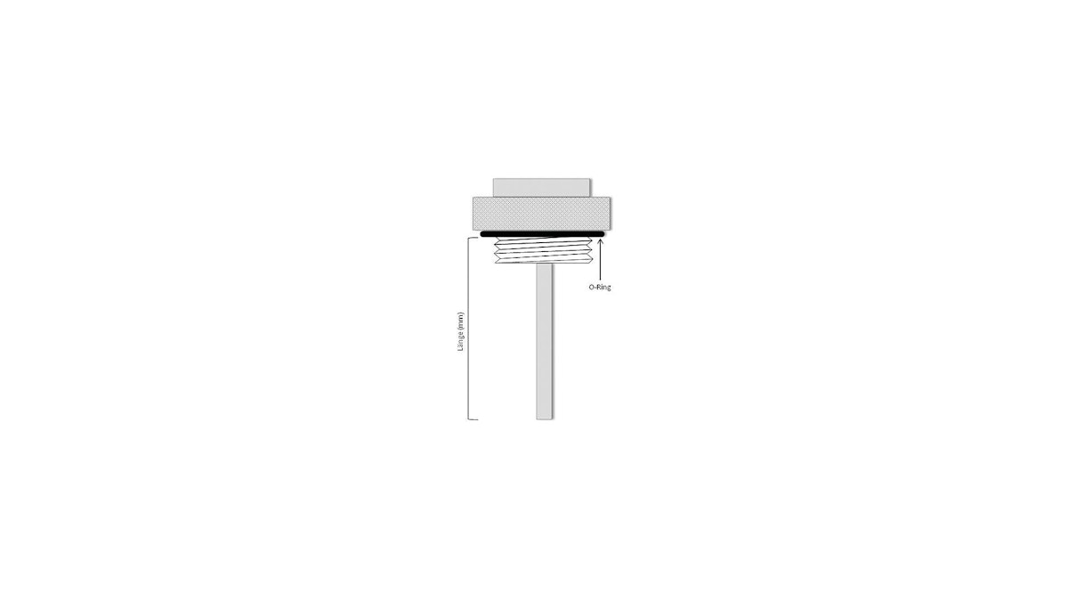 Bild von Spec-X Öltemperaturdirektmesser HH 84 Gewinde Ø30 mm