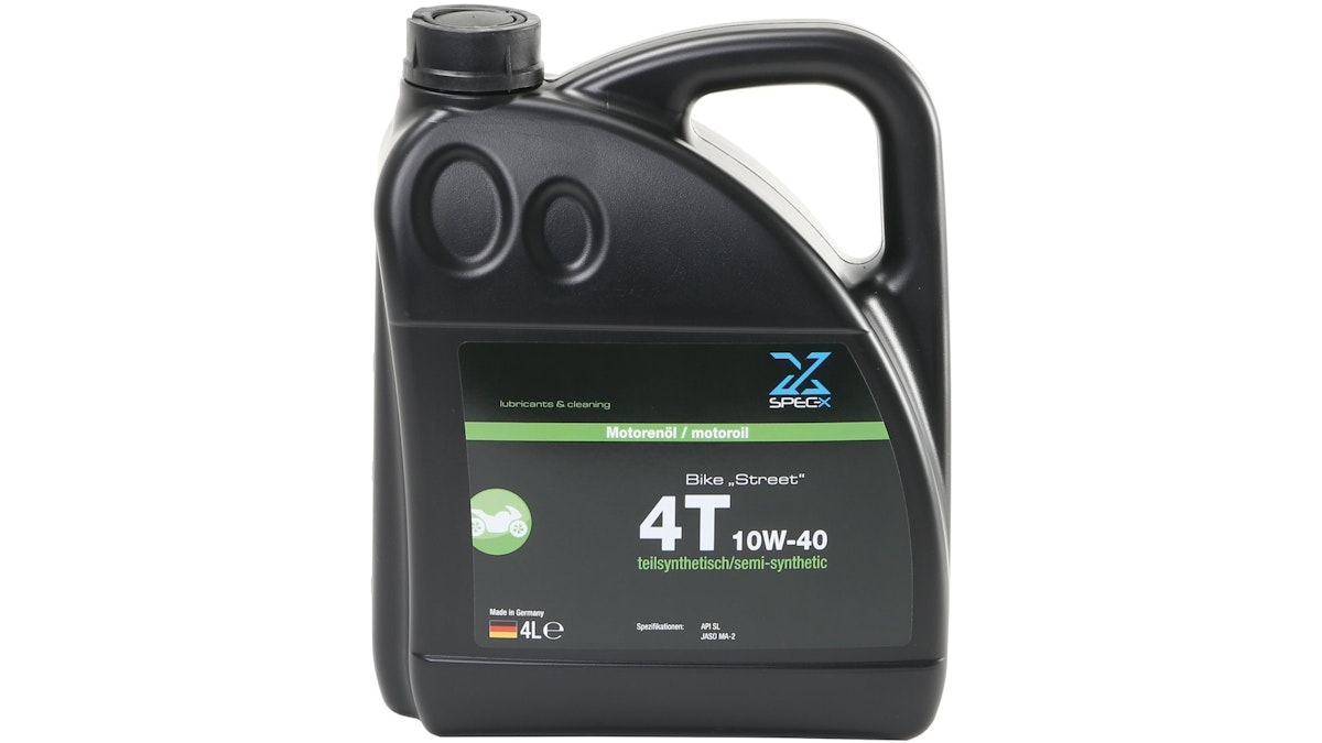 Bild von Spec-X Motoröl Bike 4T Street 4 Liter 10W-40 Teilsynthetisch