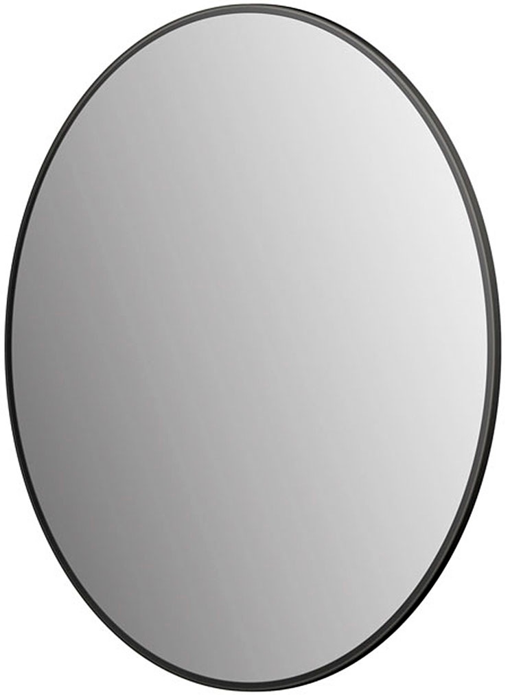 Bild von Talos Badspiegel "Picasso schwarz Ø 60 cm", hochwertiger Aluminiumrahmen
