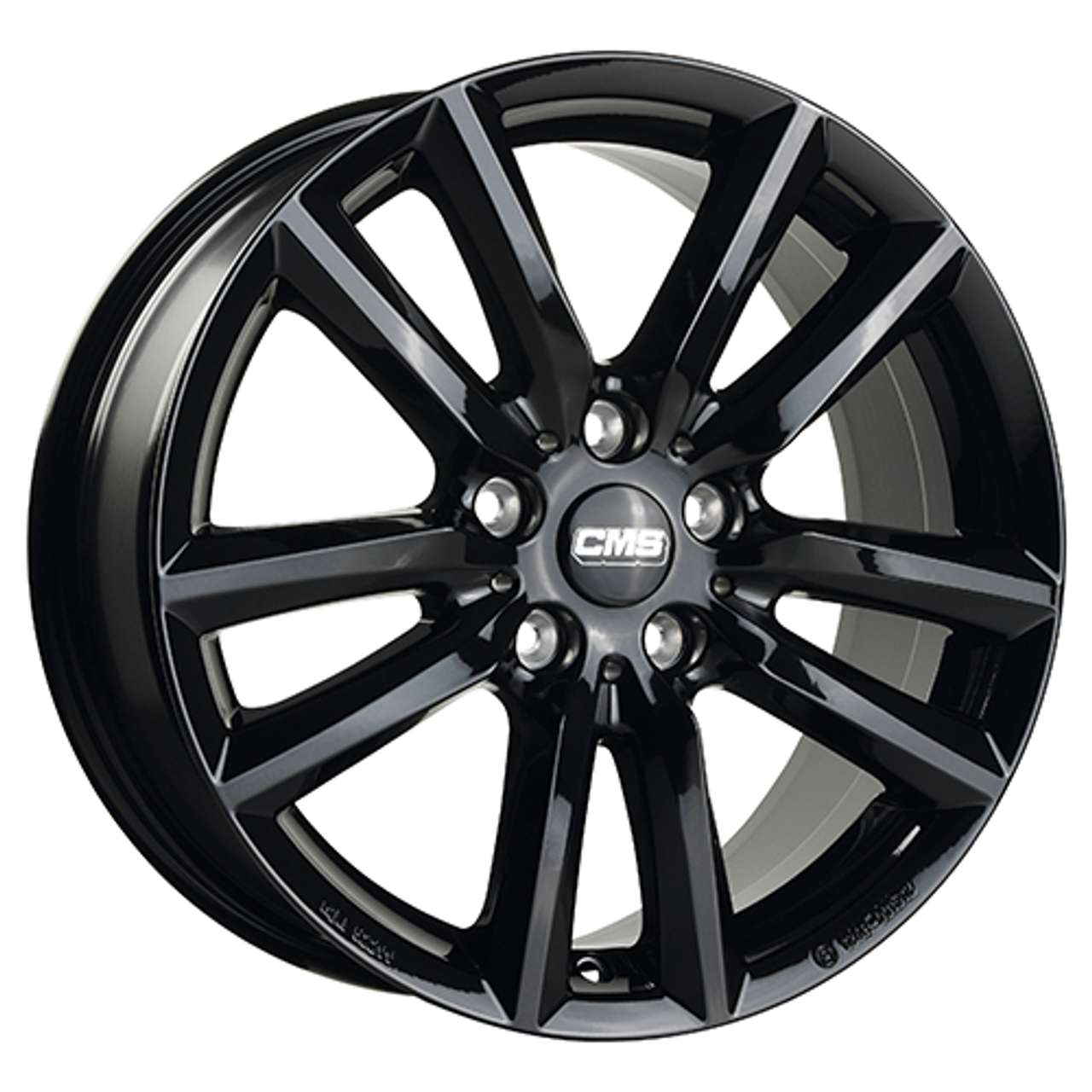 Bild von CMS C27-CBG glanz schwarz 7.5Jx17 5x112 ET27