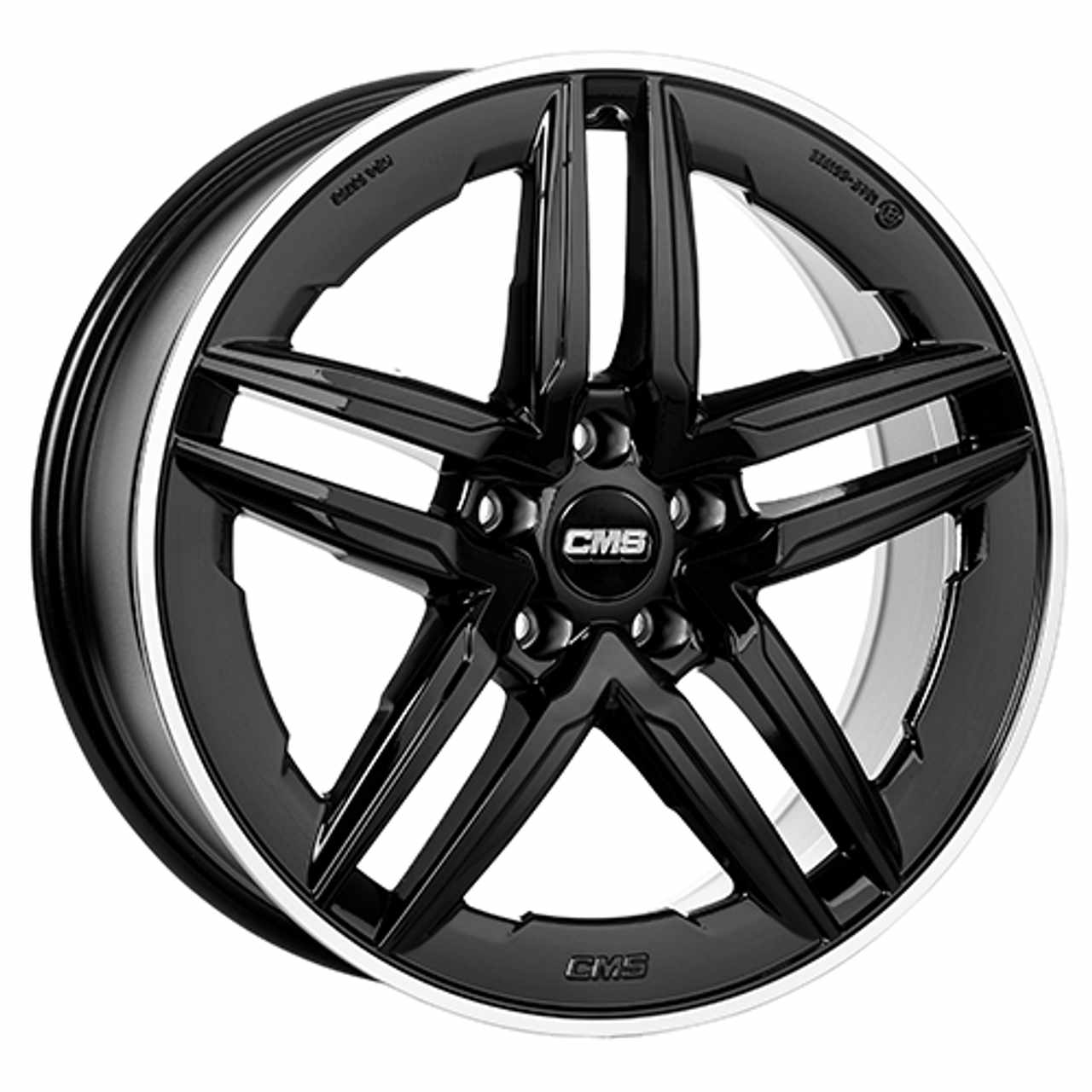 Bild von CMS C29-AERO diamond rim black gloss 8.0Jx19 5x108 ET55