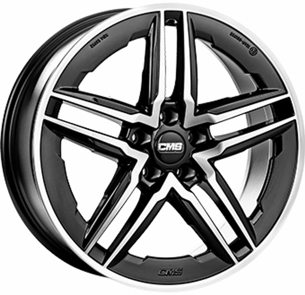 Bild von CMS C29-AERO diamond black gloss 8.5Jx18 5x112 ET56