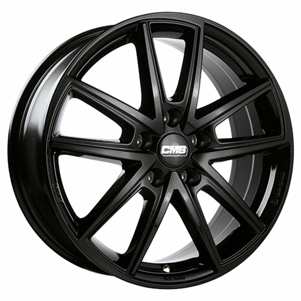 Bild von CMS C30-CBG complete black gloss 7.0Jx17 5x114.3 ET45
