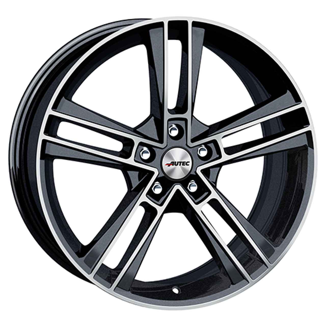 Bild von AUTEC RIAS METALLIC BLA METALLIC POL 5X120 ET38 HB72.6 RIAS METALLIC BLACK METALLIC POLISHED