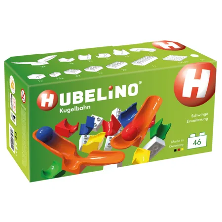 Bild von Hubelino Kugelbahn Kugelbahn: 46-teiliges Sling-Rinnen-Füllset