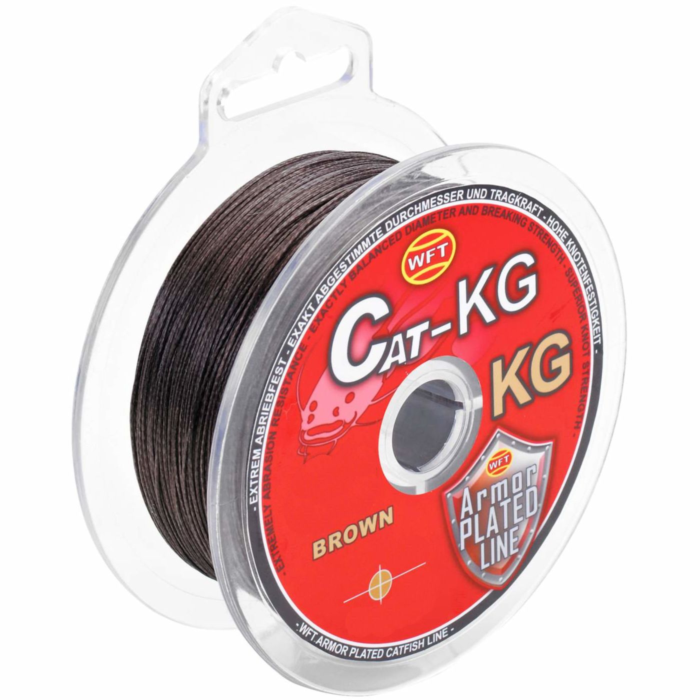 Bild von WFT Angelschnur WFT Cat 100kg 0,75mm braun - 300m geflochtene Angelschnur, (300-St)