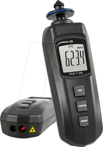 Bild von PCE Instruments Drehzahlmesser Drehzahlmessgerät (Messgerätkoffer), Messtechnik
