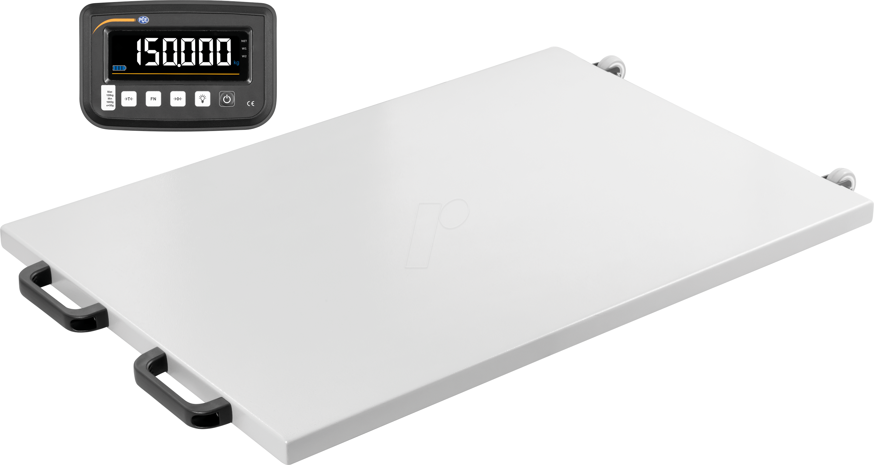 Bild von PCE Instruments PCE-MS PC150-1-65x95-M PCE-MS PC150-1-65x95-M Plattformwaage Wägebereich (max.) 150