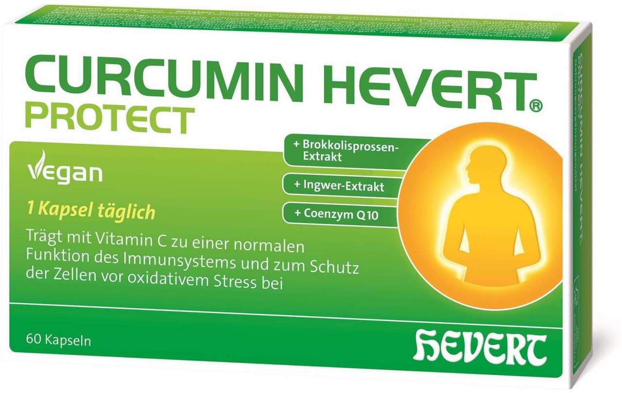 Bild von Curcumin Hevert Protect 60 Kapseln - Unterstützend zur Immunstärkung
