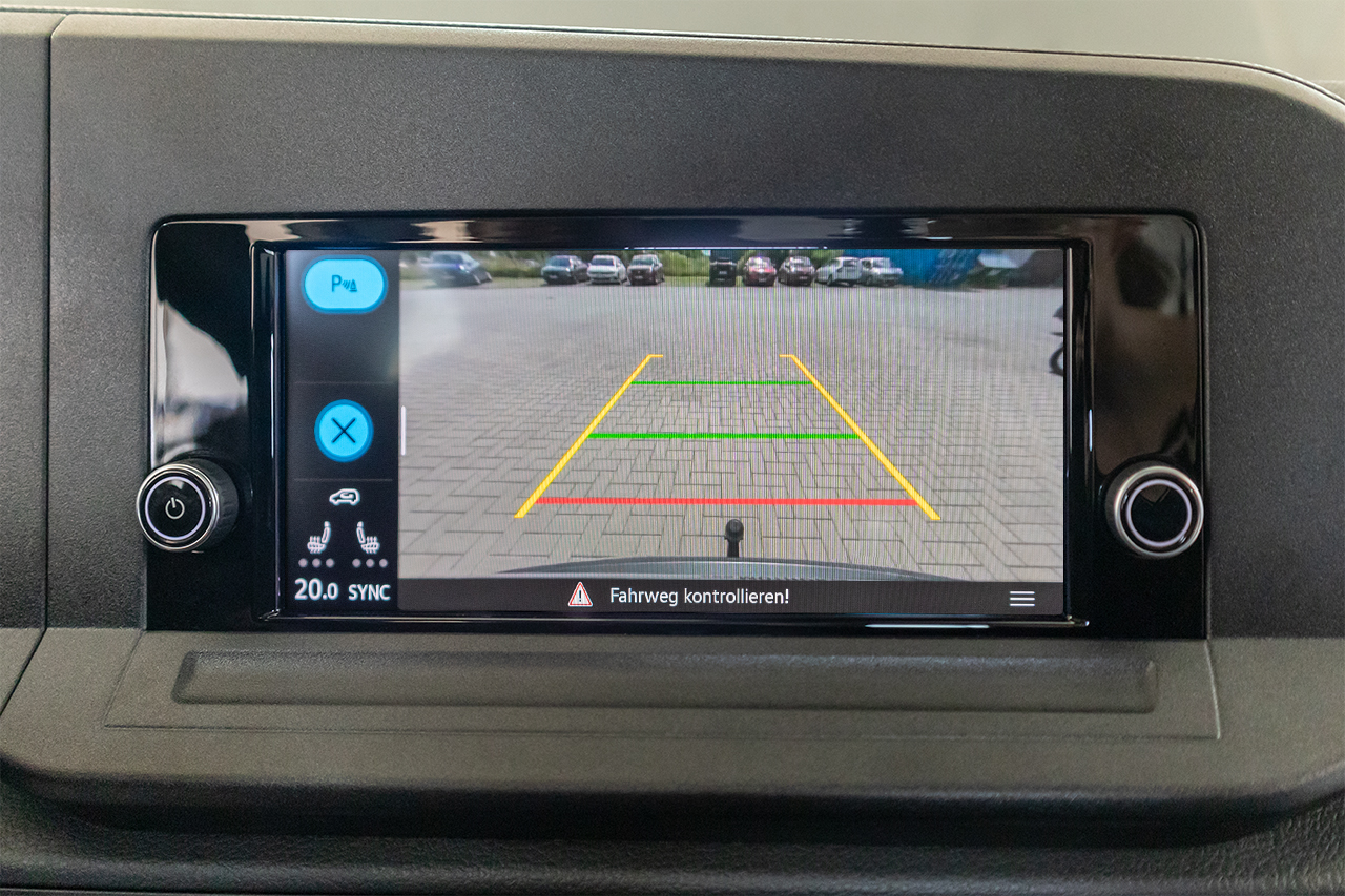Bild von Komplettset Rückfahrkamera für VW Caddy SB