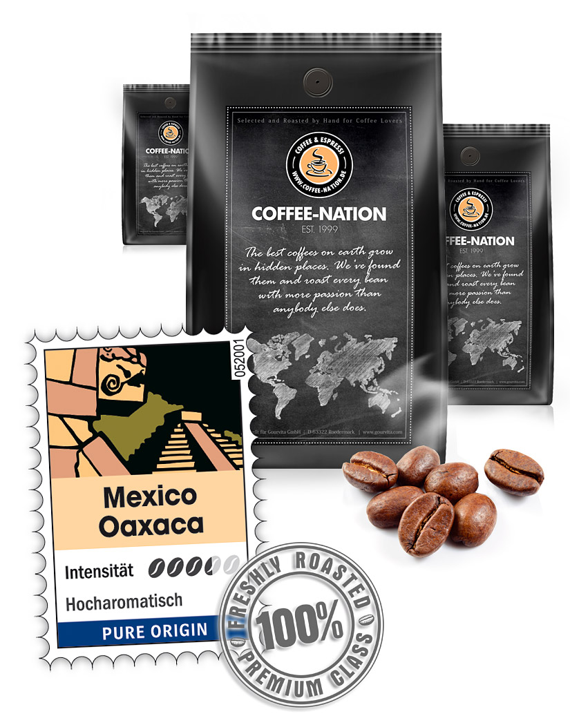 Bild von Kaffee MEXICO OAXACA von Coffee-Nation, 1000g Bohnen