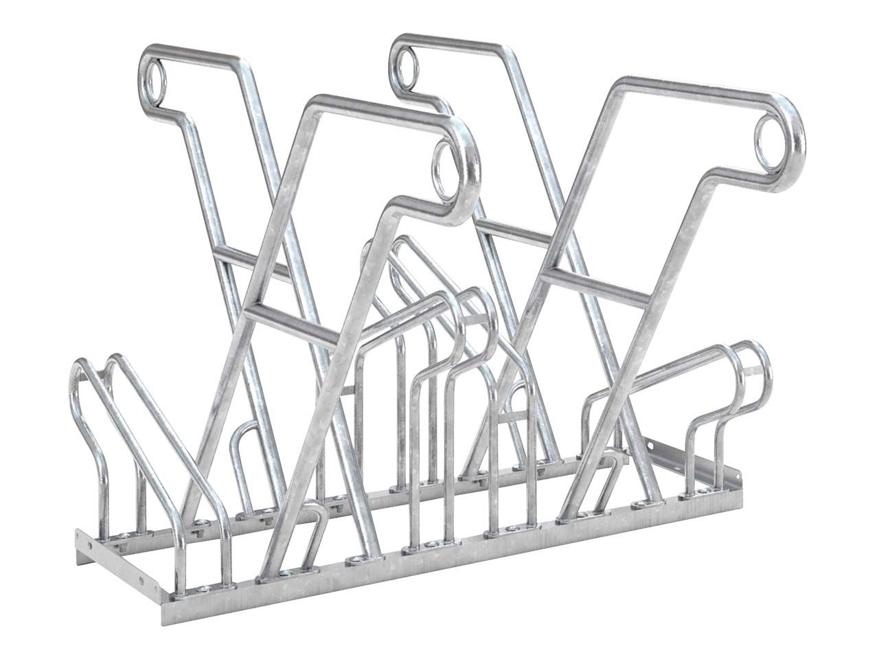 Bild von kaiserkraft | Anlehnparker | Modell 2600 XBF | zweiseitig | 2 x 2 Einstellplätze