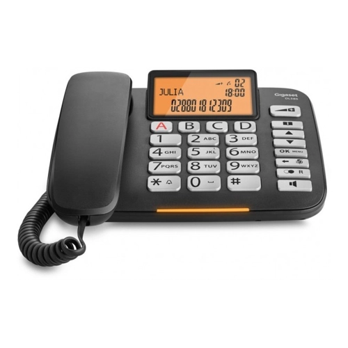Bild von DL580 Schnurgebundenes Telefon schwarz