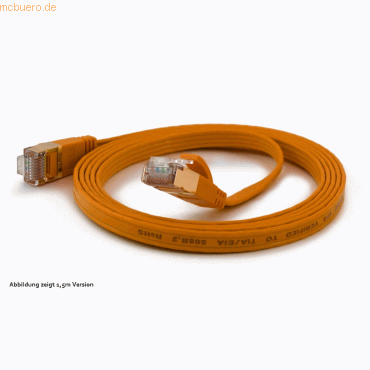 Bild von Wantec Flaches CAT6A FTP Patchkabel (CAT6a, 0.25 m), Netzwerkkabel