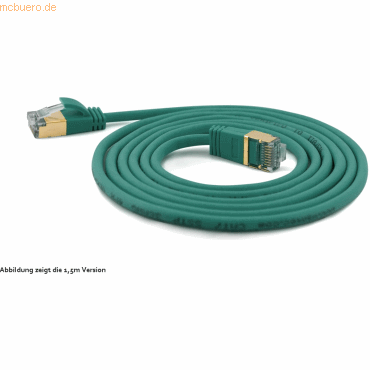 Bild von Wantec Extra dünnesCat.7 Rohkabel SSTP Patchkabel (S/FTP, CAT7, 0.10 m), Netzwerkkabel