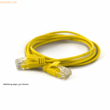 Bild von Wantec Extra dünnes CAT6A UTP Patchkabel (U/UTP, CAT6a, 2 m), Netzwerkkabel