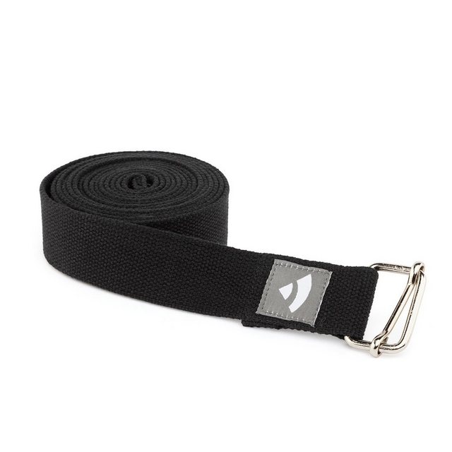 Bild von bodhi Yogamatte Yogagurt ASANA BELT PRO, 3m x 38mm, metall schwarz