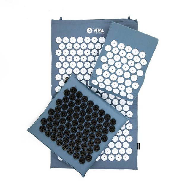 Bild von bodhi Akupressurmatte VITAL Akupressurmatte Deluxe-Set SOFT blau