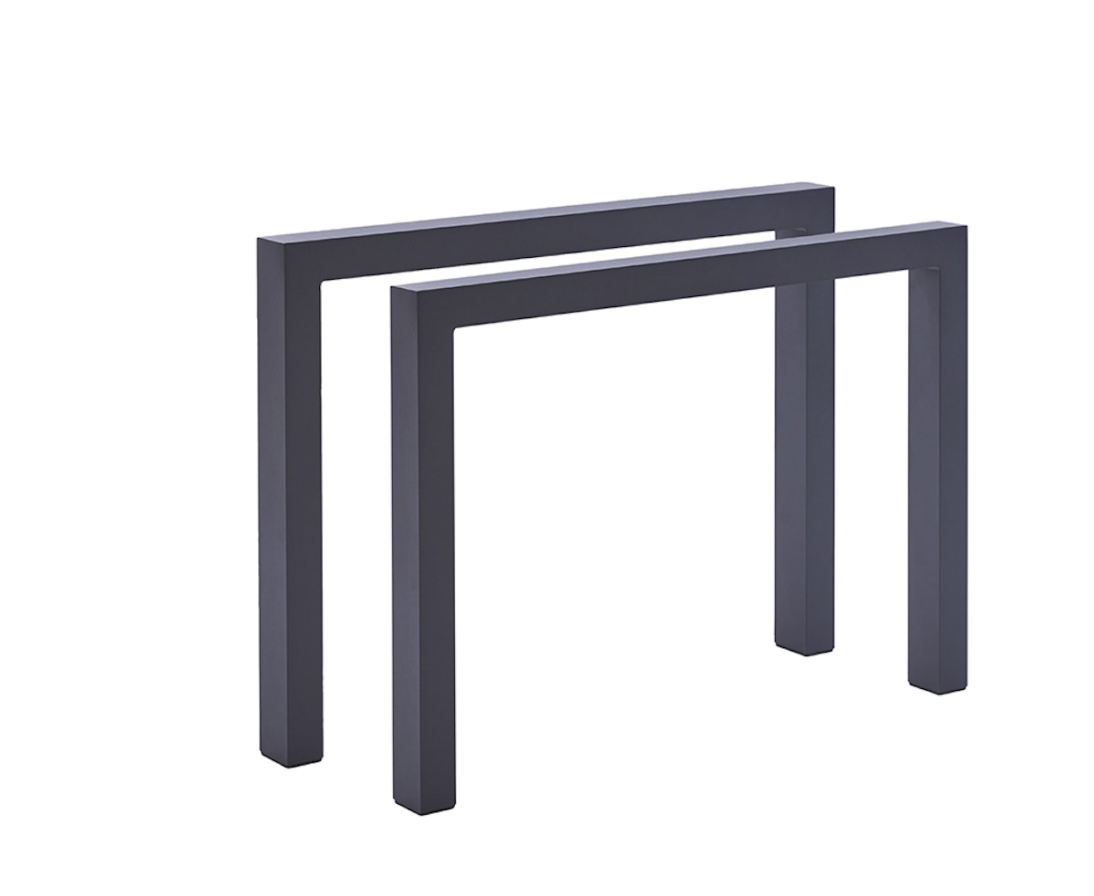 Bild von Diamond Garden Tischbeine PALERMO, Aluminium Dunkelgrau