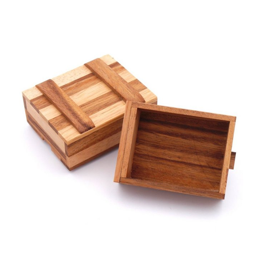 Bild von ROMBOL Denkspiele Spiel Geschenkbox No.2 - Kniffliges Knobelspiel mit Geheimfach