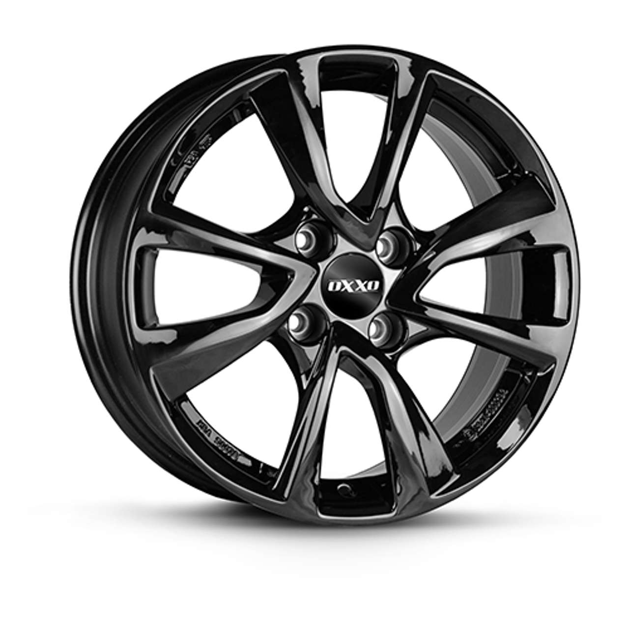 Bild von OXXO WHEELS OBERON 4 BLACK schwarz 6.5Jx16 4x108 ET20