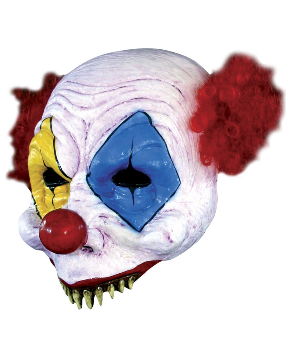 Bild von Sharky Gus Clown Halbmaske  Horror Clown Maske