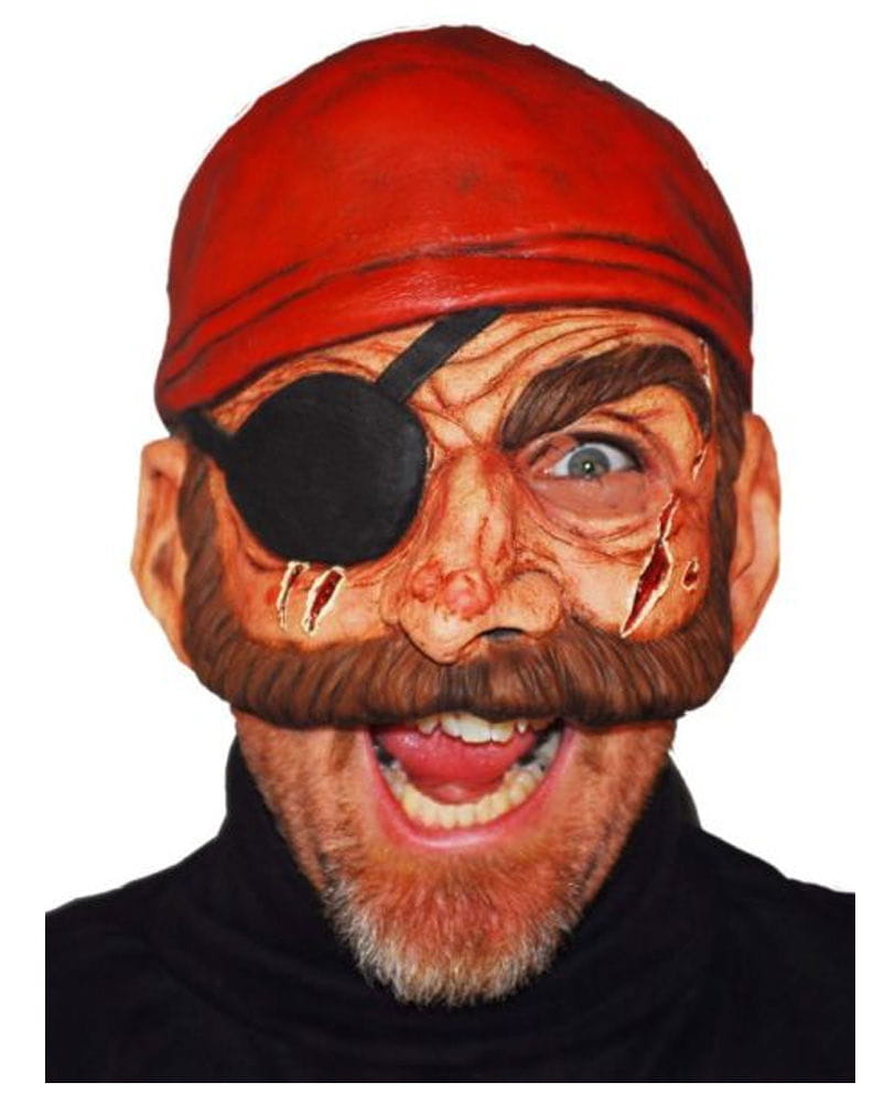 Bild von Piraten Halbmaske Evil Bill  Seeräuber Maske kaufen