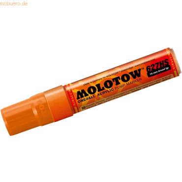 Bild von MOLOTOW Permanentmarker Permanentmarker One4All 627 HS nachfüllbar 15mm dare orange