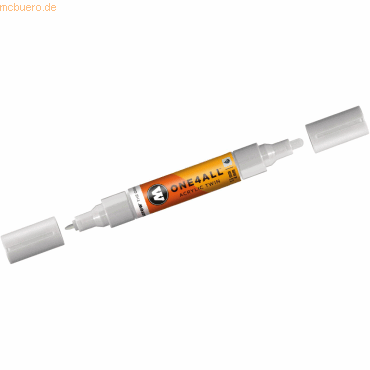 Bild von Molotow, Marker, Marqueur pour Maquettes - One4All Twin - Acrylique Gris-Bleu Clair  - 1,5/4mm - -237 - 14 cm (graublau hell, 4 mm, 1 x)
