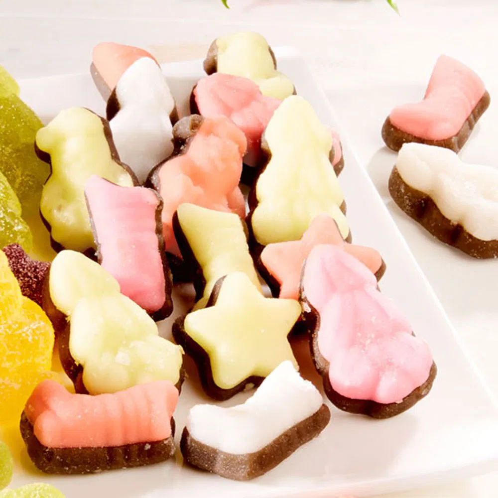 Bild von Weihnachts-Fondant "Let it snow" 2er-Set