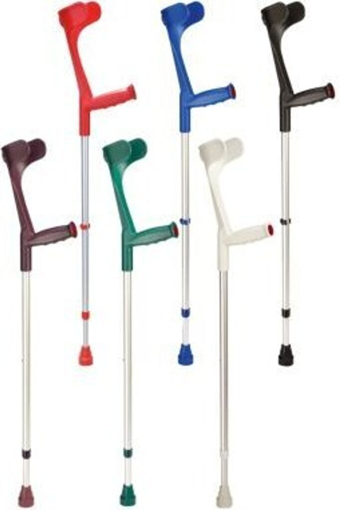 Bild von Ossenberg Unterarmgehhilfe mit ergonom. Handgriff schwarz