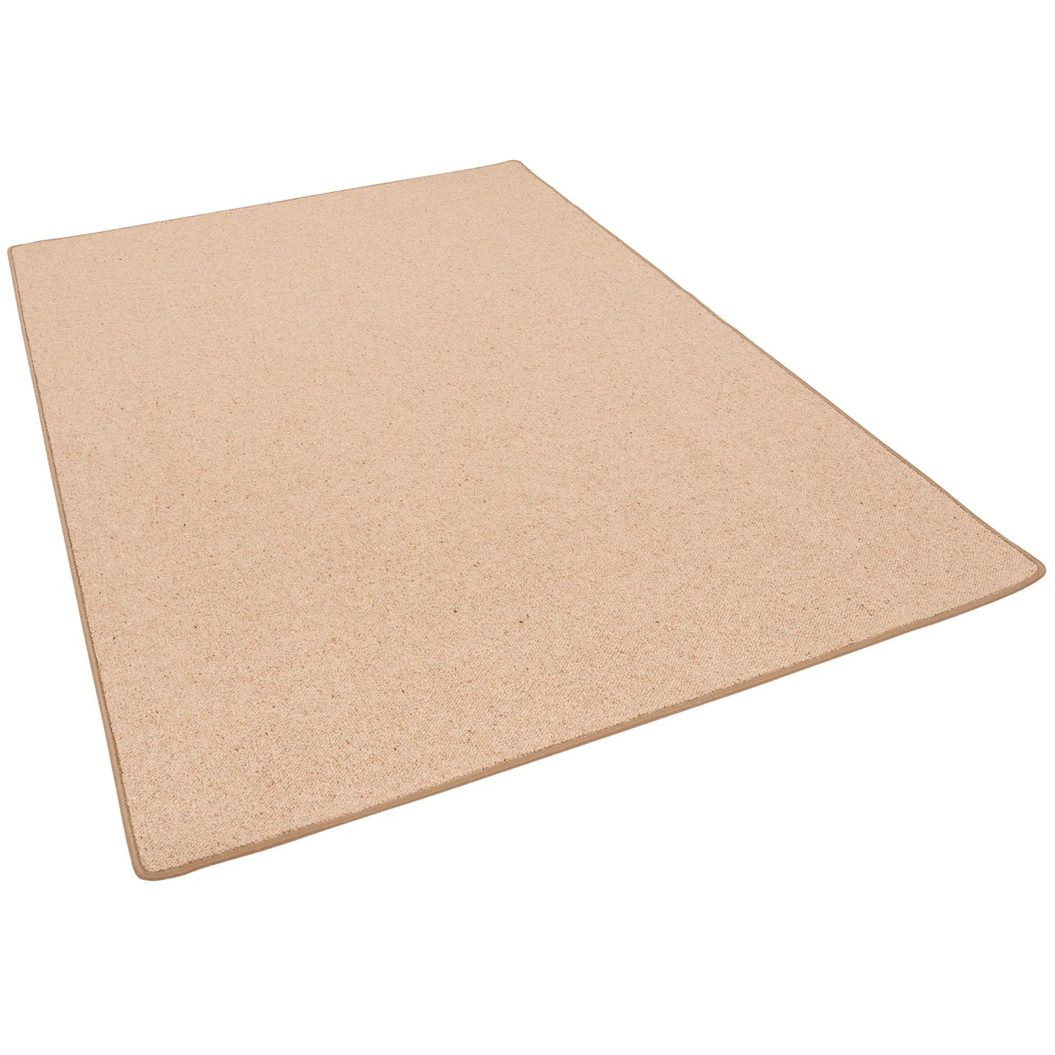 Bild von Snapstyle Natur Teppich Wolle Berber Karamell 133x133cm