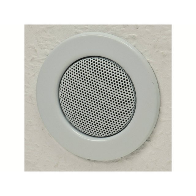 Bild von König Design Decken Einbaulautsprecher "Mini" Halogen Look, 8cm Ø, 6cm Einbau, weiss (1 Stk.), Einbaulautsprecher, Weiss