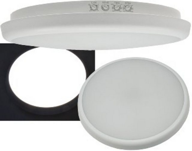Bild von Chilitec, Wandleuchte + Deckenleuchte, LED-Deckenleuchte SALAO, EEK: F,16W, 1200 lm, 4000K, IP54, Bewegungsmelder (1200 lm)