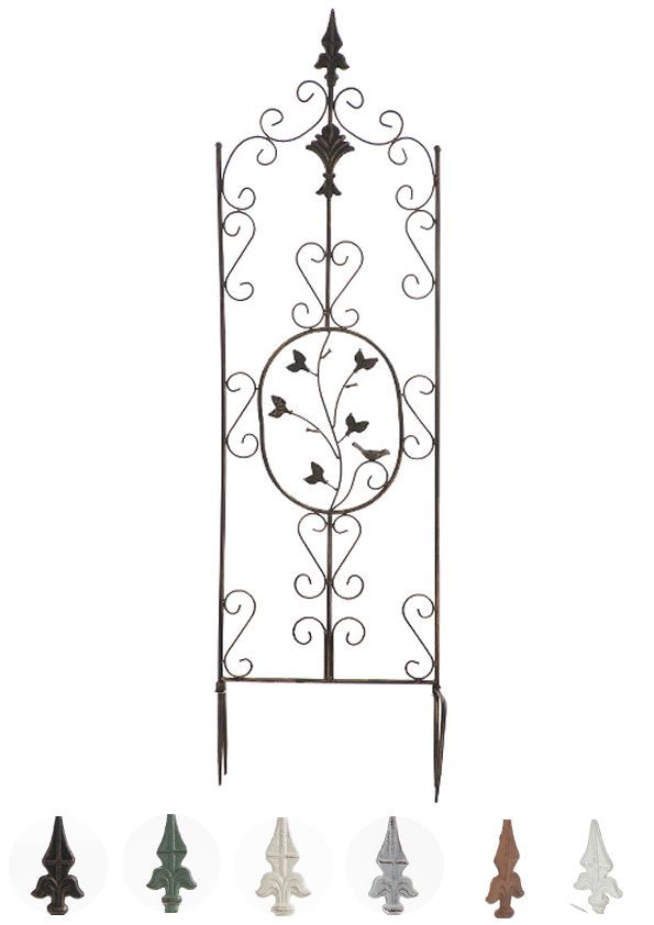 Bild von Rankgitter -Rankhilfe Rosensäule Rosenbogen Metall Spalier Garten-versch. Farben
