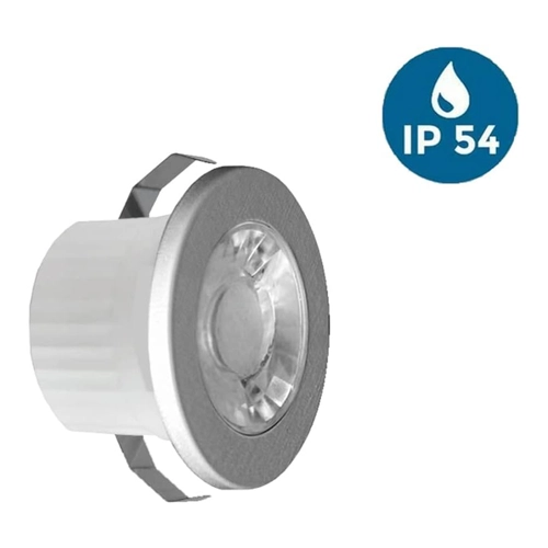 Bild von Braytron LED Einbaustrahler 3 W - Mini Einbauleuchte in Silber