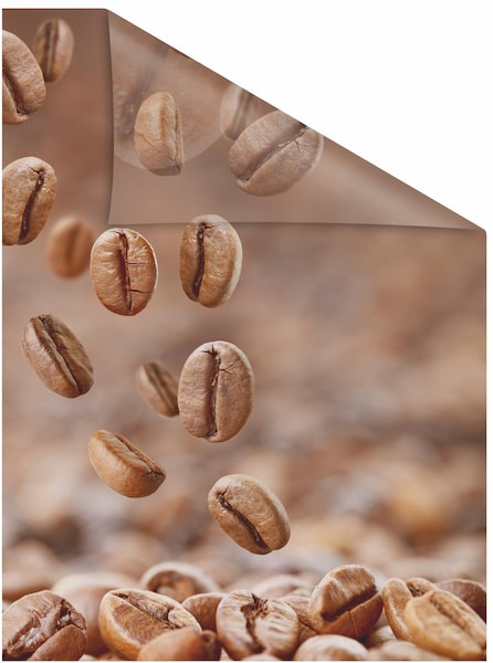 Bild von LICHTBLICK ORIGINAL Fensterfolie "Kaffee", 1 St., blickdicht, strukturiertKlebepunkte, selbstklebend, Sichtschutz